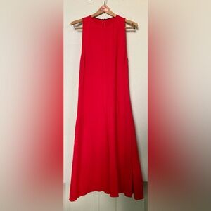 Zara 🟣 Size Medium Red Sleeveless Dress